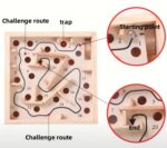 Wooden Hand-Operated Maze - Image 5