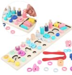 3 in 1 Wooden Learning Board - Image 2