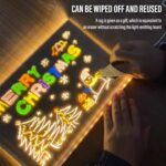 Led Drawing Writing Board for Kids DIY 3020 Luminescent Lamp